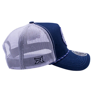 Gorra Fifth Ranch Rodeo Azul Marino Blanco Trucker