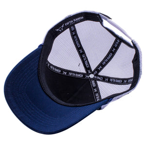 Gorra Fifth Ranch Rodeo Azul Marino Blanco Trucker