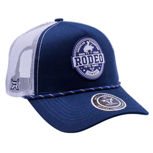 Gorra Fifth Ranch Rodeo Azul Marino Blanco Trucker