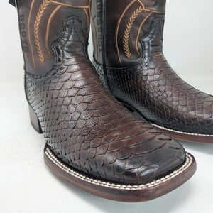 Botas vaqueras de piel de Phyton