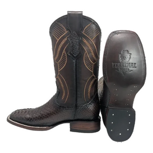 Botas vaqueras de piel de Phyton