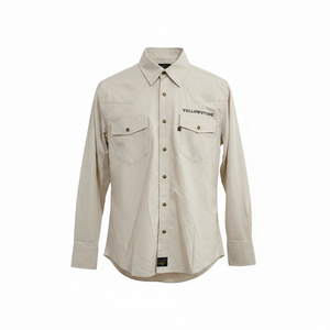 Camisa Vaquera Hombre Arena Regular Fit