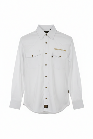 Camisa Vaquera Hombre Blanco Regular Fit