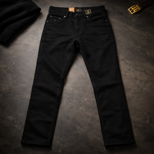 Jeans Hombre Negro Bootcut Stretch