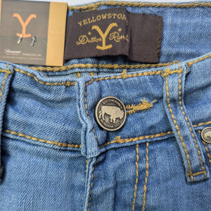 Jeans Hombre Azul Claro Bleach Bootcut Stretch