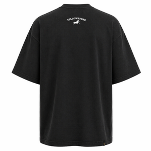 T-Shirt Yellowstone Negra Hombre