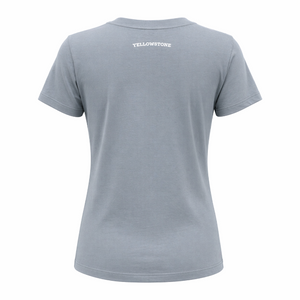T-Shirt Yellowstone Verde Claro Mujer