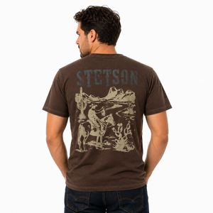 T-shirt Stetson manga corta
