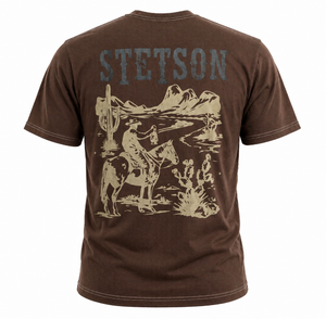 T-shirt Stetson manga corta