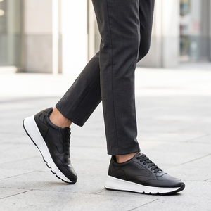 sneakers negro piel napa Tierra Norte
